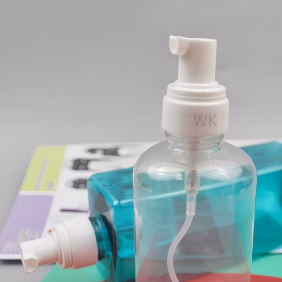 Bottiglie di plastica per pompa schiumogena di fabbrica OEM Bottiglia per pompa di sapone schiumogeno in schiuma di mousse di colori personalizzati