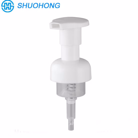 Pompa erogatrice di schiuma di plastica vuota per sapone schiumogeno dorato da 30 mm 40 mm 42 mm