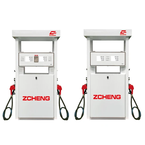 Zcheng Distributore di carburante con pompa di benzina manuale, controller elettronico, mini stazione di servizio